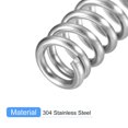 thumbnail image 4 of Unique Bargains Compression Spring, 5 Pack 304 Stainless Steel, 6mm OD, 1mm Wire, 20mm Length, 4 of 6