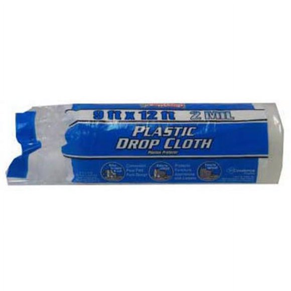 Berry Plastics 626236 2Mil Heavy Duty Plastic Drop- 9 x 12 ft