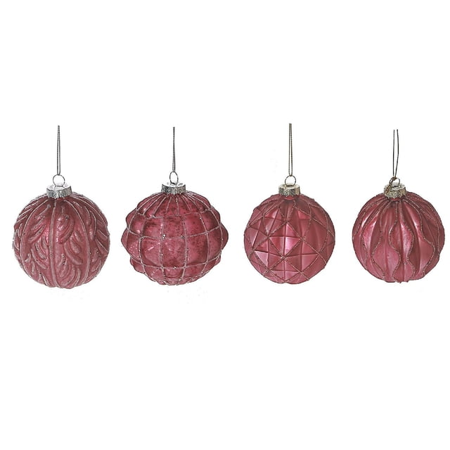 Rose En Forme De Gland En Verre - Lot De 12
