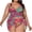 Hot Pink, variant on Plus Size Swim Dress, Two-Piece Swimsuit with Skirt, Modest Skirted Swimsuit for Women with Tummy Control and Adjustable Straps