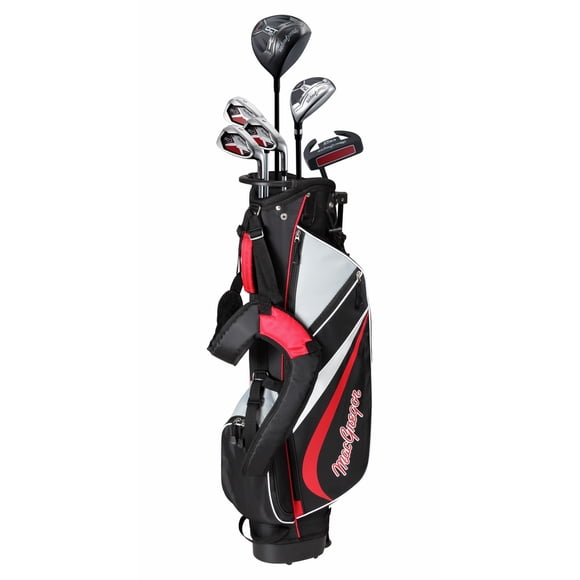 MacGregor Golf DCT4000 6 Clubs / 9 Pieces Mens Left Hand Golf Clubs Set with Bag