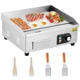 thumbnail image 2 of Ourlova 18-Inch Commercial Electric Countertop Grill Non-Stick Electric Grill Plate Temperature Control 122°F-572°F 1600W Electric Grill Pan, 2 of 4