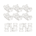 thumbnail image 1 of 10PCS 2 Broches 8Mm Cob Conduit Connecteur Kit pour 8Mm Cob Lumières, 1 of 1