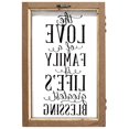 thumbnail image 2 of Jem Art Inc S12912 Stratton Home Decor Life's Blessings Printed Glass Decor, 2 of 2