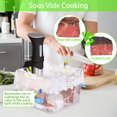 thumbnail image 2 of Bags 30 Reusable Vacuum Food Storage Bags for Sous Vide  3 Sizes Large Sous Vide Bags with Pump, 2 of 7