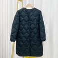 thumbnail image 2 of Yuyuzo Womens Quilted Jackets Button down Lightweight Puffer Jacket Winter Warm Outwear Downcoat, 2 of 4