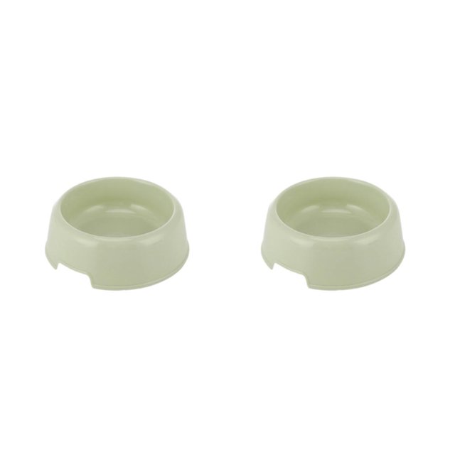 mmirethe Portable And Long-lasting Cat Bowl Designed For Traveling Pets Convenient green 2Set
