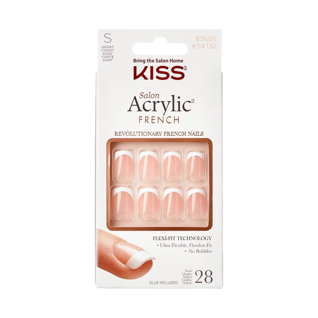 KISS Salon Acrylic - Fake Nails, Medium