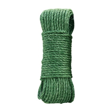Bunblic Corde en Ficelle de Sisal pour Chat, Corde à Griffer pour Chat, Bricolage, Poteau Grattoir pour Chat, Corde Épaisse pour Animal de Compagnie, Enveloppe de Meuble, Corde pour Chat, Poteau à Griffer, Ficelle de Sisal Verte