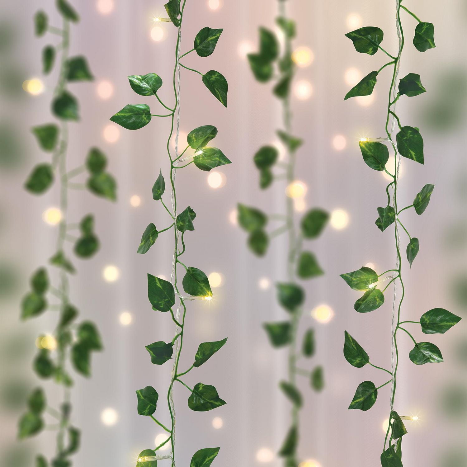 Merkury Rideau Vines Brins de vigne en cascade et guirlandes lumineuses