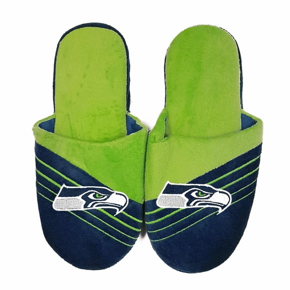 Seattle Seahawks NFL Men's Big Logo Slipper