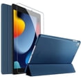 thumbnail image 1 of SuperShield Smart Case With Screen Protector for iPad Air 3rd 10.5" 2019 / iPad Pro 10.5" 2017, Slim Lightweight Folio Stand Cover with Translucent Frosted Back - Blue, 1 of 5