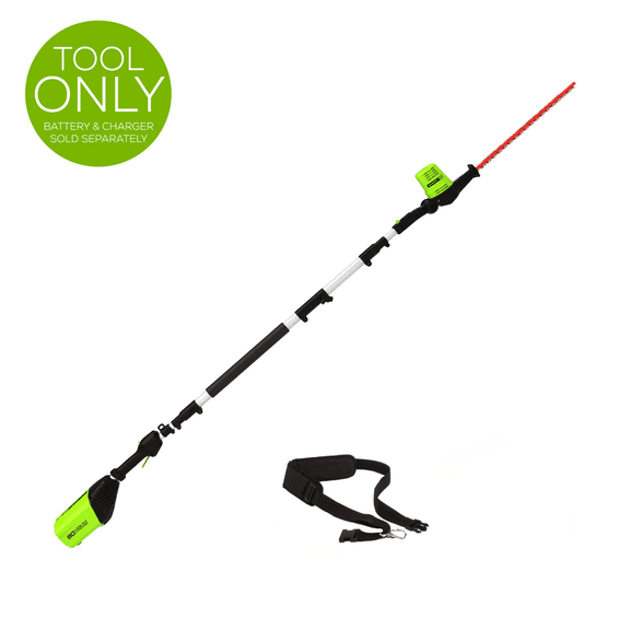 Greenworks Pro 80V Taille-Haies à Perche Sans Fil de 20 Pouces (Outil Seulement)