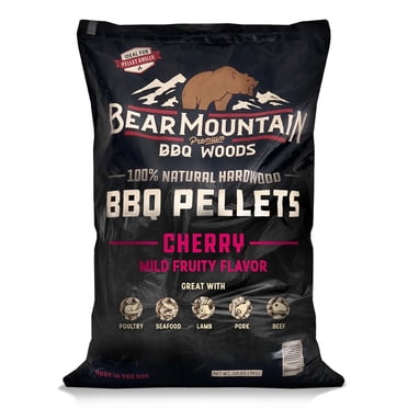 Bear Mountain Granules Fumoir pour Barbecue en Bois Franc Naturel de Qualité Supérieure à la Cerise, 20 Lb