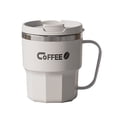 thumbnail image 2 of EGNMCR 304 Stainless Steel Mug Double-layer Heat Coffee Cup With Lid Water Cup For Students Large Capacity cup cup, 2 of 6