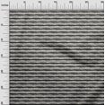 thumbnail image 3 of oneOone Georgette Viscose Black Fabric Stripes Craft Projects Decor Fabric Printed By The Yard 42 Inch Wide, 3 of 5