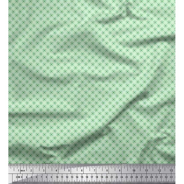 Soimoi Tissu en Poly Georgette Imprimé Floral Artistique au Mètre 52 Pouces de Large