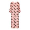 thumbnail image 5 of Ensembles Lounge pour Femmes 2 Pcs Pyjama d'Halloween pour Femmes à Imprimé Col Rond Manches Longues Ensemble Deux Pièces Confortable pour la Maison Ensemble de Sport Ensembles pour Femmes en Liquidation, 5 of 5