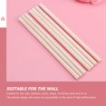thumbnail image 3 of HLONK 50 Pcs DIY Round Wooden Stick Dowel Craft Sticks Jumbo Paint Stir, 3 of 8