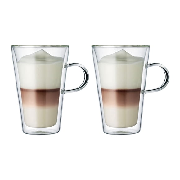 Bodum Canteen 2pc Double Wall Mug with handle, large, 0.4 l, 13.5 oz, 384ml
