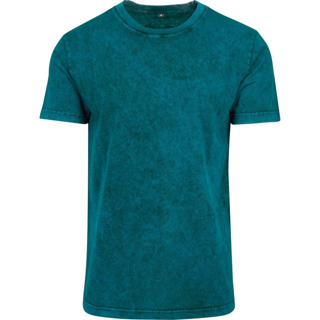 Build Your Brand Tee-Shirt Délavé à l'Acide pour Hommes