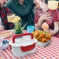 thumbnail image 1 of Lunch Chauffant Portatif en Acier Inoxydable pour le Camping et la Randonnée en Plein Air - Solution Rapide de Réchauffage des Repas et de Réchauffement des Aliments pour le Voyage, 1 of 5
