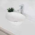 thumbnail image 1 of STYLISH Oval or Round Porcelain Vessel Bathroom Sink, 1 of 8