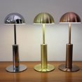 thumbnail image 1 of Dimmable Table Lamp Bar Decor Dimmable Touch Switch Light Study Lights Portable Night Touch Switch Battery Desk Bedside Mushroom Bronze, 1 of 7