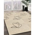 thumbnail image 3 of Ahgly Company Tapis d'Intérieur Lavable en Machine Carré Transitionnel Beige, 8 Pieds Carré, 3 of 7