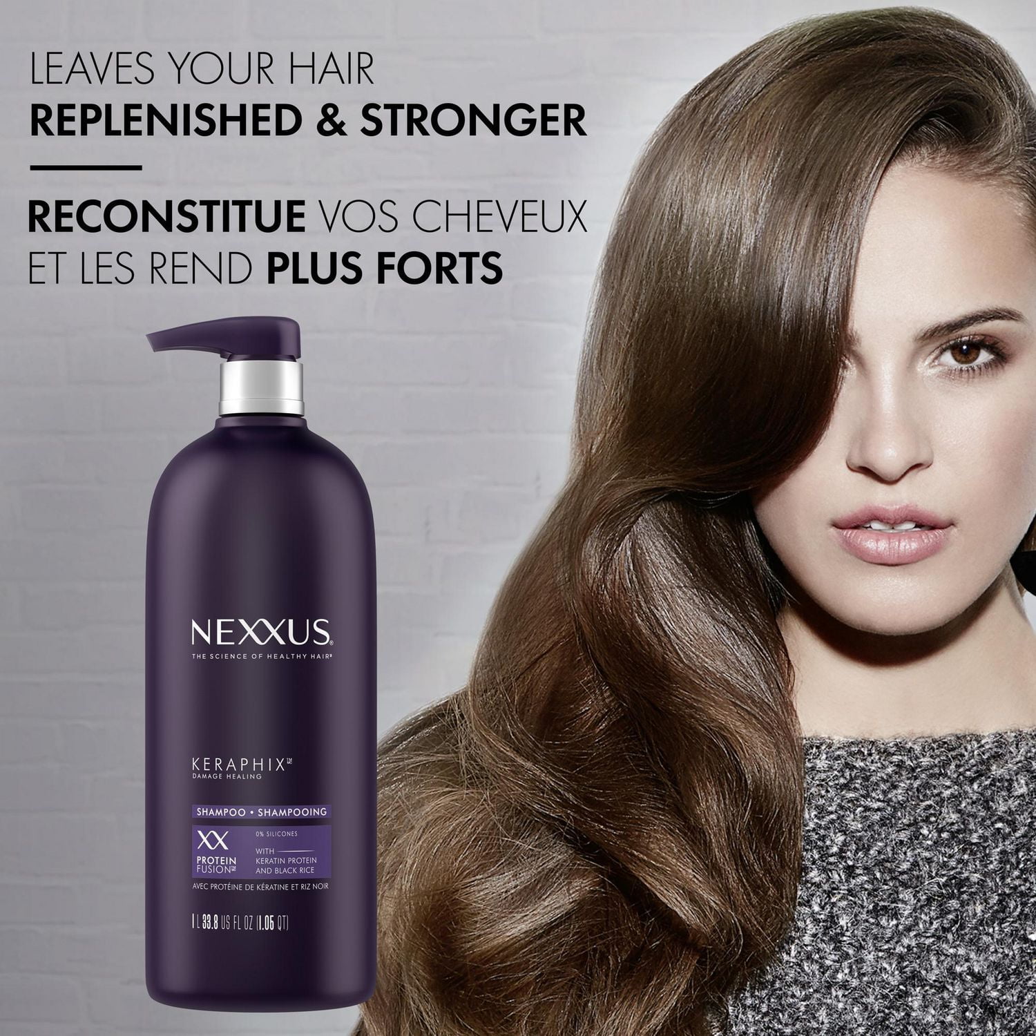 Nexxus Keraphix avec ProteinFusion Shampooing Réparateur