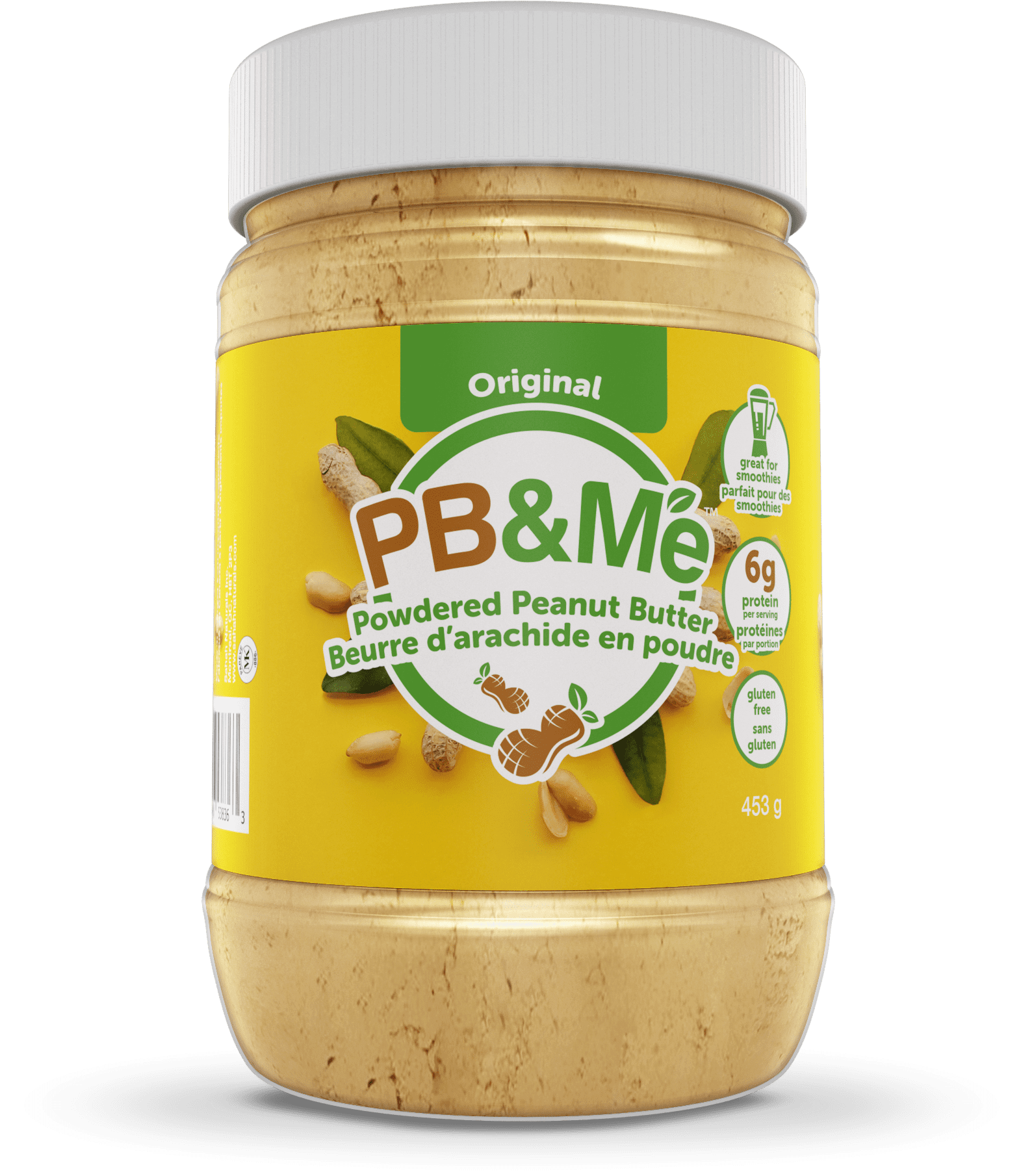 PB&Me Powdered Peanut Butter, Original - 453g