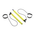 thumbnail image 3 of jinwen 2 Sections Pilates Bar Exercise Stick for Power Lifting Indoor Outdoor Squat Yellow, 3 of 9