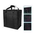thumbnail image 3 of Lot de 4 Sacs d'Épicerie Isolés Réutilisables Sac de Livraison de Nourriture avec Double Fermeture Éclair, 3 of 7