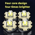 thumbnail image 2 of LEEYNEER Flashlight COB Lights for Night  1000 Lumen Super Bright Handheld USB Rechargeable Flashlight  Portable Flashlights with 3 Lighting Modes  Zoomable  Waterproof for Hiking  Campin, 2 of 8