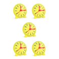 thumbnail image 2 of ZLight Educational Clock Learning Time Cognition Kindergarten Teaching Intelligence Development Activities Toys Birthday Yellow 5Set, 2 of 6