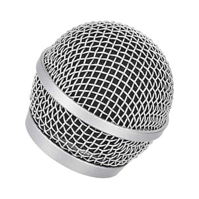 Transemion Grille de Microphone de Remplacement Remplacement Détachable Filaire Sans Fil Tête de Micro Type 1 1 Ensemble