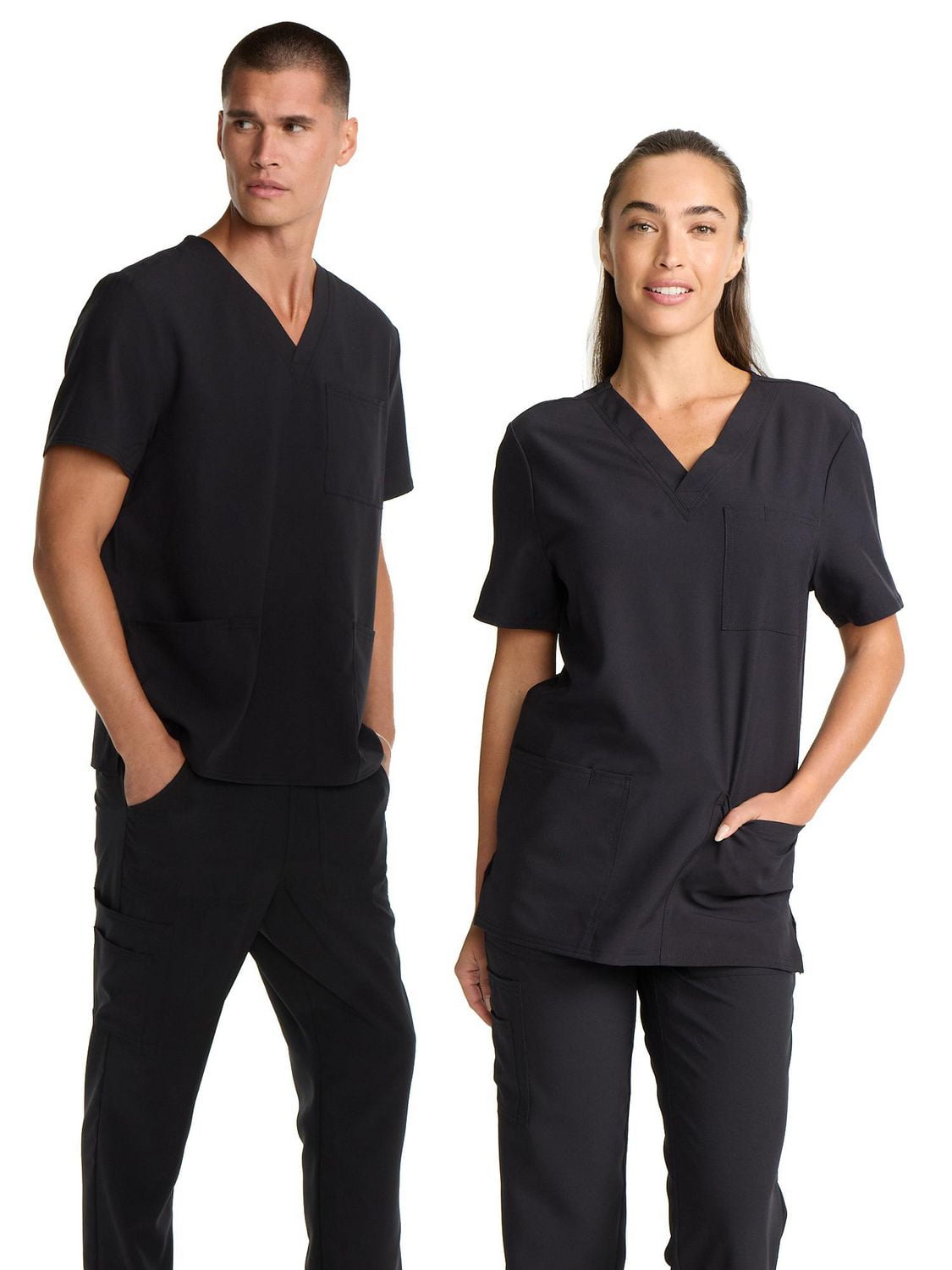 Haut d’uniforme médical à encolure en&nbsp;V Core Essentials unisexe Scrubstar WC846