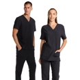 thumbnail image 1 of Haut d’uniforme médical à encolure en V Core Essentials unisexe Scrubstar WC846, 1 of 5