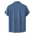 thumbnail image 4 of BOBOGOJP Chemises pour Hommes Robe d'Affaires Slim Fit Top Chemises, Bleu XL, 4 of 4