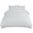 thumbnail image 1 of Unique Bargains Pompoms 110gsm Brushed Polyester Duvet Cover Set,3 Pieces,, 1 of 9