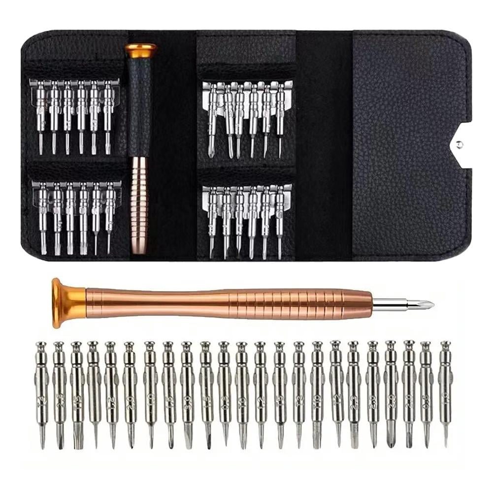 Precision Screwdriver Set, 25-in-1 Repair Tool Kit with High-Quality Steel and Alloy Handle, Compact Design for Home & Professional Use