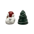 thumbnail image 2 of Holiday Time Cranberry Spice Kids Collection Santa & Tree Salt and Pepper Shaker, 2 of 6