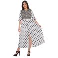 thumbnail image 1 of Moomaya Printed Kurta Summer Wear Ladies Kurti Front Slit Tunic Tops Women, 1 of 5