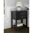thumbnail image 3 of Ameriwood Home Table d'Appoint Franklin 2 Tiroirs, Noir, 3 of 6