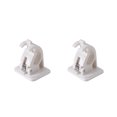 thumbnail image 1 of Dalazy 2Pcs Rod Wall Pole Fishing Holder Bracket Self-adhesive Mounted Clips Storage Rack Organizer Bathroom Accessories Parts, 1 of 6