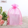 thumbnail image 1 of Home Textile Storage Clearance 100 Pack Beautiful Colorful Organza Gift And Favour Bags 9Cm X 12Cm, Home Textile Home Textile Storage, 1 of 2