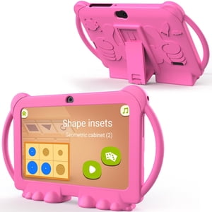 Kids Tablet, 7 inch Android 12 Tablet for Kids, 4GB RAM 32GB ROM 1TB Expand, Toddler Tablet with Parental Control, IPS Screen, Dual Camera, Educational, Ga