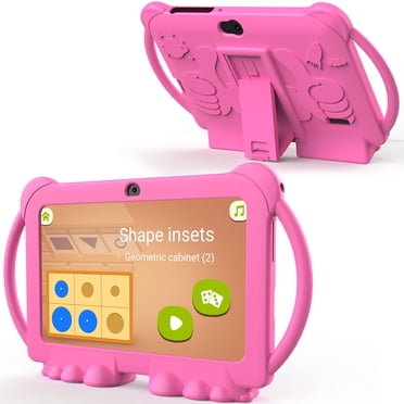 Kids Tablet, 7 inch Android 12 Tablet for Kids, 4GB RAM 32GB ROM 1TB Expand, Toddler Tablet with Parental Control, IPS Screen, Dual Camera, Educational, Ga