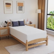 FDW Twin 14 Inch Medium-Firm Gel Memory Foam Mattress, CertiPUR-US Certified, in a Box, Cooling, White