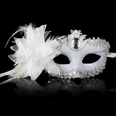 Halloween Half Face Feather Mask Mask Masquerade Fancy Ball Princess Mask Masquerade Masks